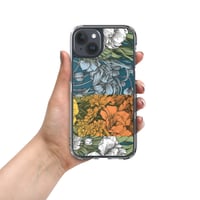 Image 19 of Art Nouveau Inspired Colorful Quartet Boho Hippie Floral Sketch Clear Case for iPhone®