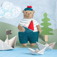 Image 3 of Marcel the Sailor Bear Felt Craft Mini Kit