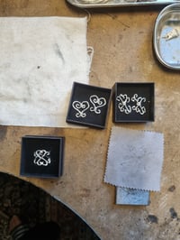 Image 3 of heart armor earrings / charm