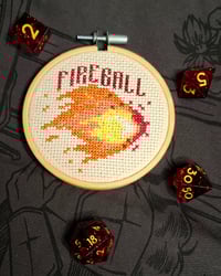 Image 1 of Fireball! | Cross Stitch
