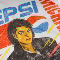 Image 3 of Michael Jackson Pepsi Bad Tour Washed Premium T-Shirt – Retro Oversized Unisex Tee