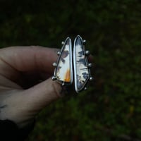 Image 2 of Montana Agate Ring~Size 8.5-9.5