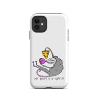 Image 2 of body is a temple Tough Case for iPhone® 