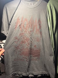 Image 2 of Chinga La Migra Comfort Colors Pepper with red ink
