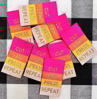 Image 2 of Sarah Hearts Woven Tags - Sew