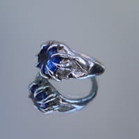 Image 7 of Dhalia Ring (blue) [SZ 6.5]