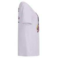 Image 8 of Women’s organic ribbed neck t-shirt PINOT NOIR not just any red