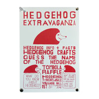 hedgehog extravaganza poster