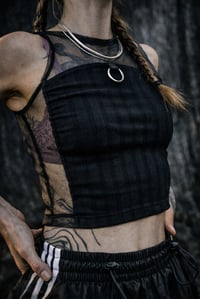 Image 1 of Kila Top, black mesh 