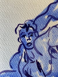 Image 3 of Watercolour ~ Blue Boys XIV