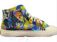 Image 2 of Custom pop art shoes