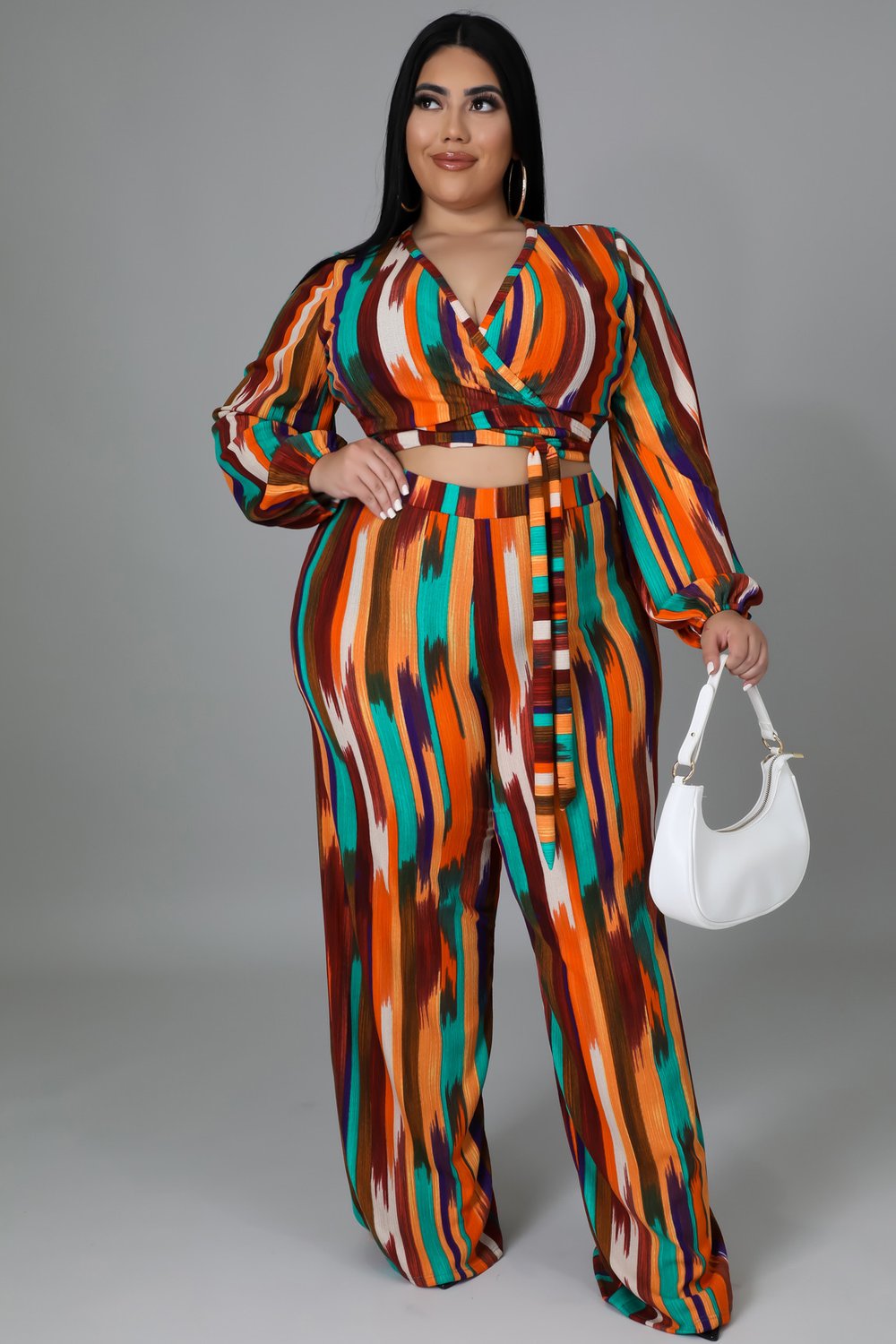 Image of Brianna Plus Pant Set