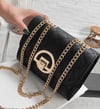 Quilted Double strap shoulder bag