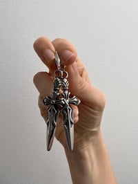 Image 2 of LARGE SOLID DAGGER EARRINGS 