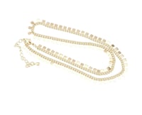Gold Square Fringe Chain 