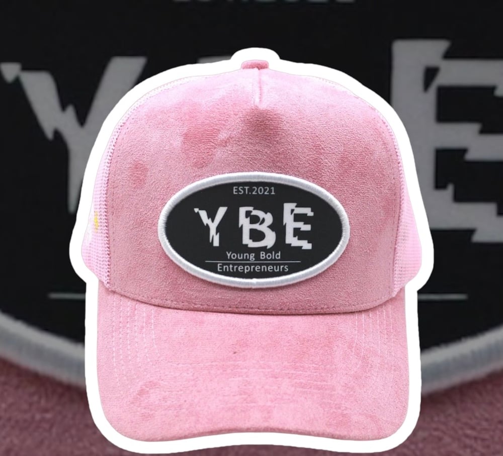 ✨Chase Your Dreams✨  pink suede trucker ha