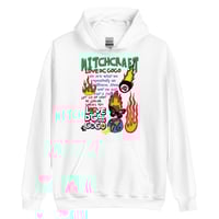 Image 3 of LOVE DC GOGO "LET IT BURN"  Light Unisex Hoodie (see color options)