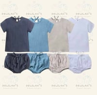 Linen Shorts Set