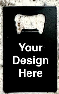 Image 1 of Custom Credit Card Bottle Opener 