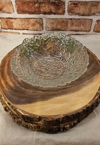 Image 5 of Textured Deco Clear and Green Dish