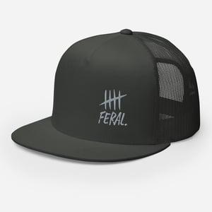 Image of feral. trucker. grey.