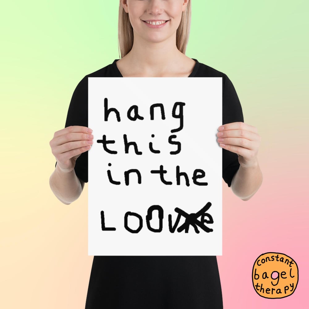Image of hang this in the loo(vre)