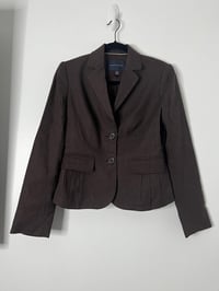 Image 2 of BANANA REPUBLIC LINEN PINSTRIPE SUIT