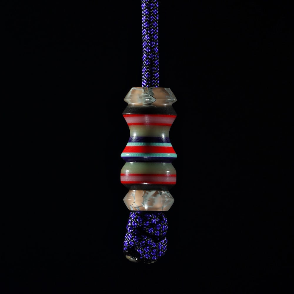 Space Glacier EDC lanyard beads (GLOW)