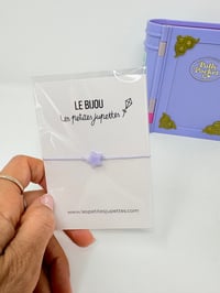 Image 2 of Ensemble bracelet et Polly Pocket Livre violet monde sous-marin.