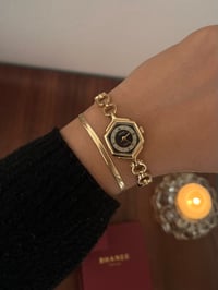 Image 13 of RARE*Vintage Gold Tone Lorus Roman Numerals Unique Dial Watch