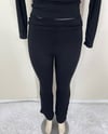 Black Foldover Pants