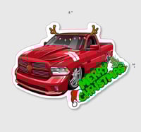 LIMITED CHRISTMAS RAM DECAL 