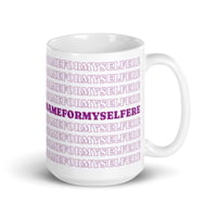 Image 5 of Wooimbouttamakeanameformyselfere White glossy mug