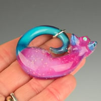 Image 4 of Meta Magenta Opal 3rd Eye Kitty: large