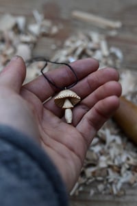 Image 2 of Frilly Mushroom Pendant 
