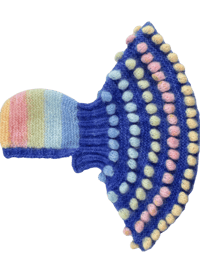 Image 2 of Sofie and Iris Mohair Bubble Bala Cape