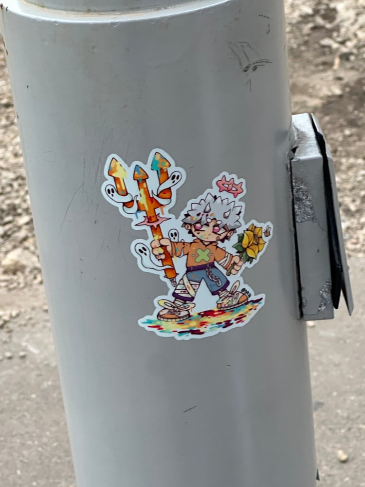 Image of “YOKA” Sticker Variant (Orange Cream)