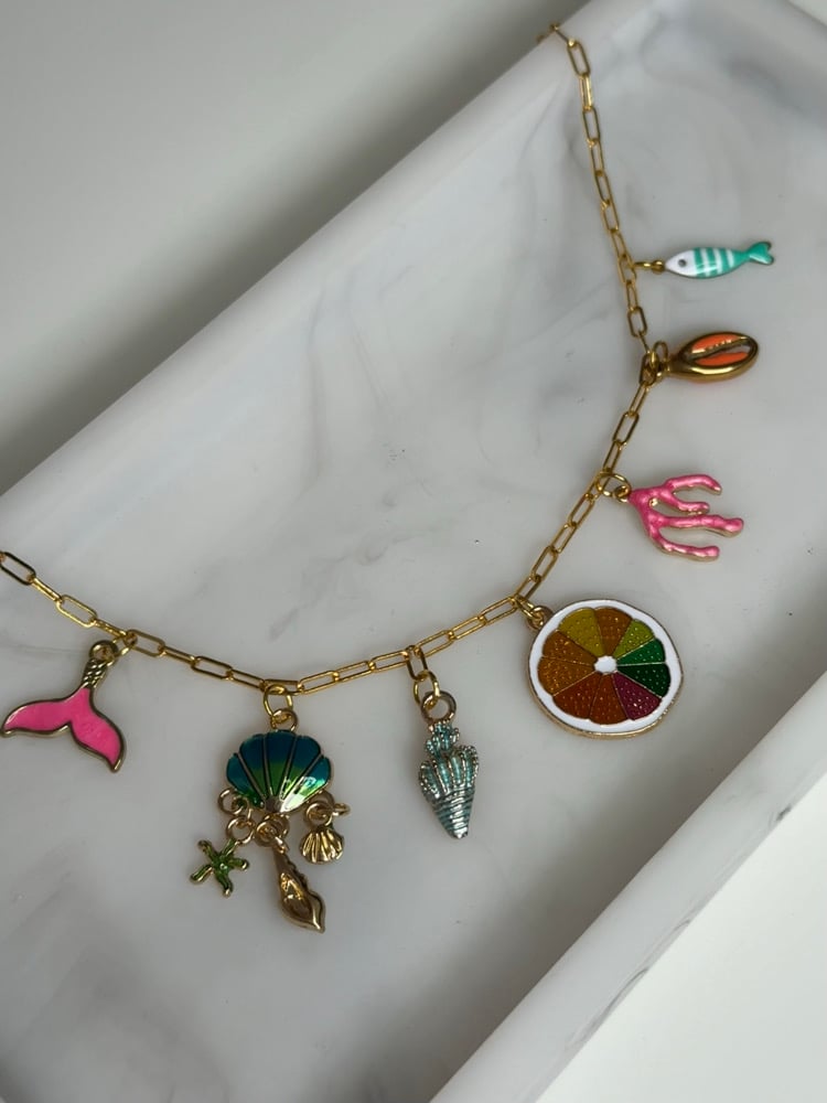 Image of By The Sea Charm Necklace