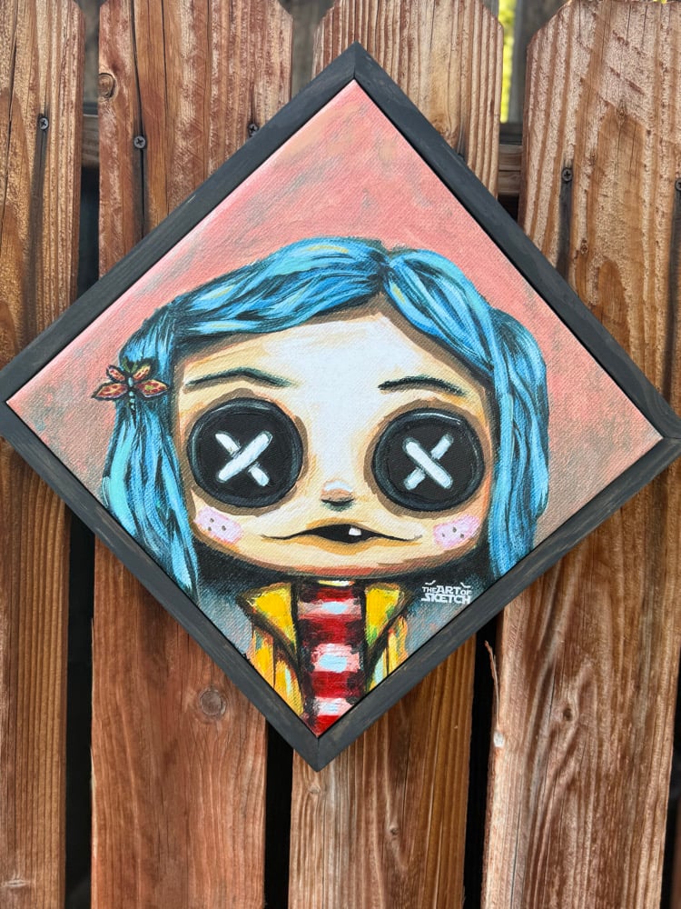 Image of Rag Doll  (embellished canvas print)