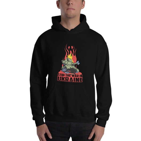 Image of Stop the war in Ukraine Unisex Hoodie