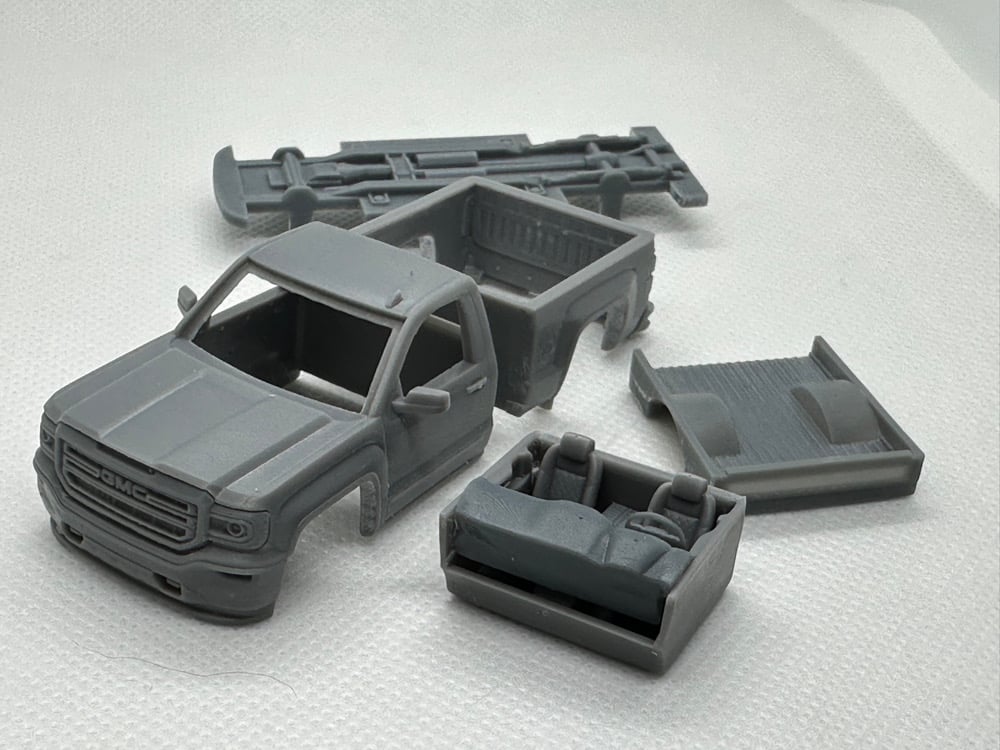 1/64 2016 Gmc Sierra reg cab kit