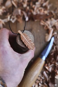 Image 7 of Feather— Pendant Necklace 