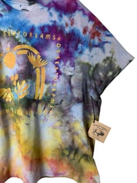Image 6 of ♻️ UPCYCLED XXL Ladies Desert Dreams Graphic Tee in Watercolor Ice Dye