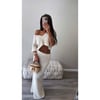 Cream Crochet Co Ord 
