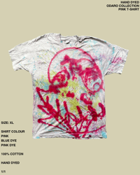 Image 1 of HAND DYED ODARO COLLECTION PINK T-SHIRT