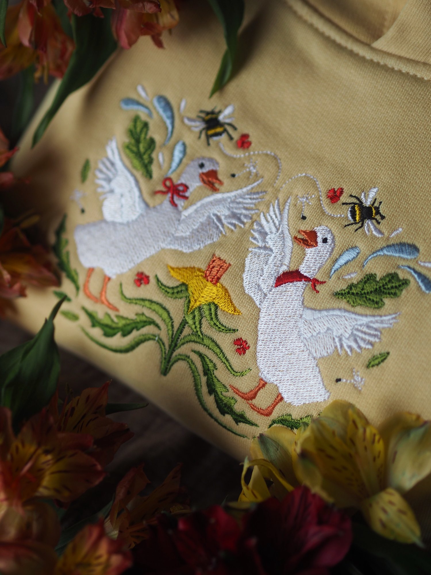 Image of  Symmetry in Spring - Viva Yellow Hoody