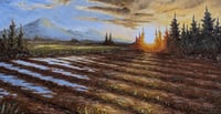 Image 2 of <h2>After the Storm </h2> Original Artwork <br />18 x 36 <br />Oil