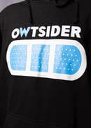 Image 2 of "OG" hoodie (black/powder blue/white)