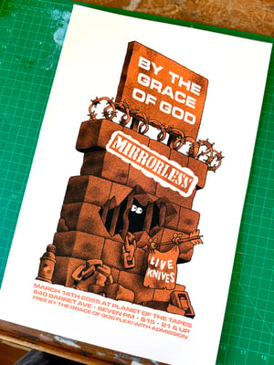 Image of Mirrorless first show poster art + print 