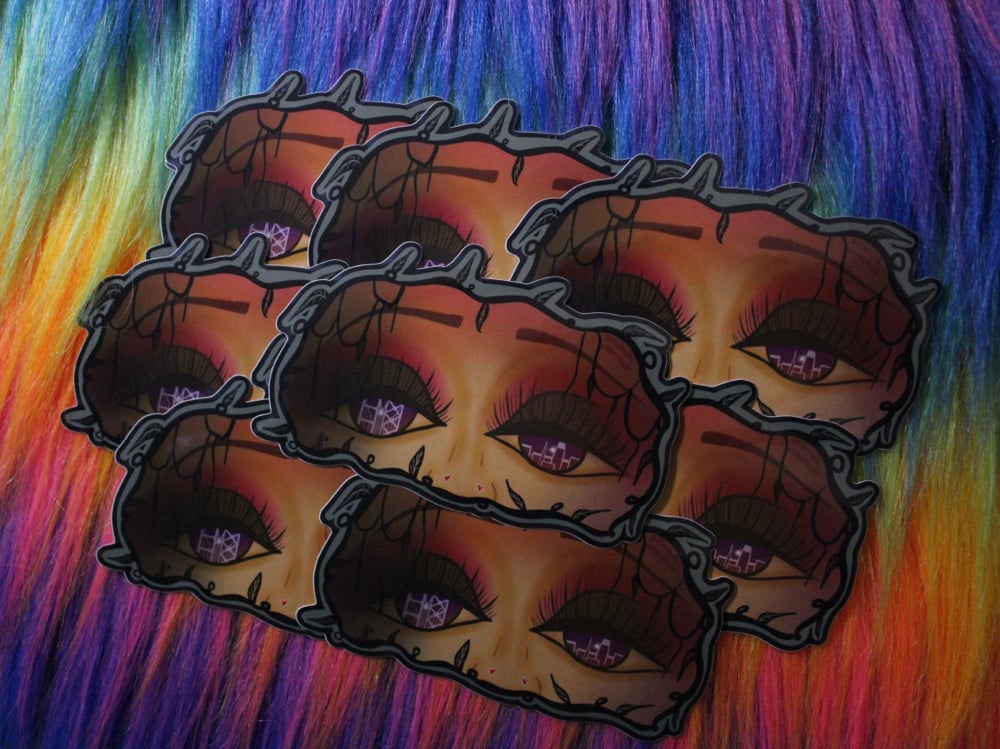 Image of City Eyes Sticker 💋💗🌉